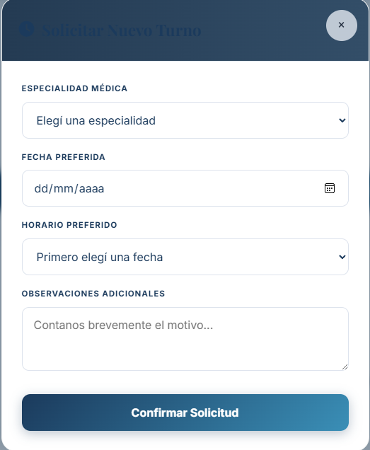 Selección de Turnos